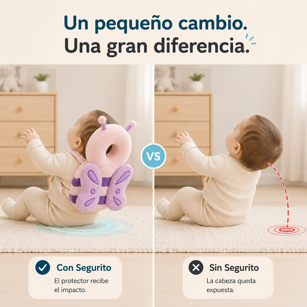Protector de Cabeza para Bebés