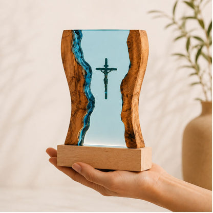 Lámpara de Resina de Jesús