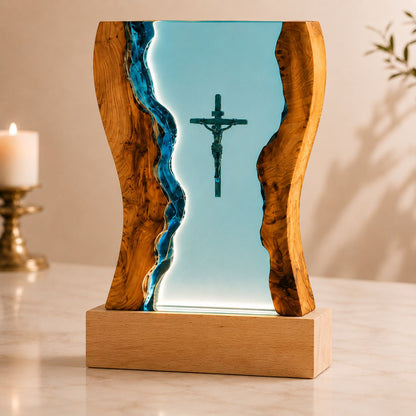 Lámpara de Resina de Jesús