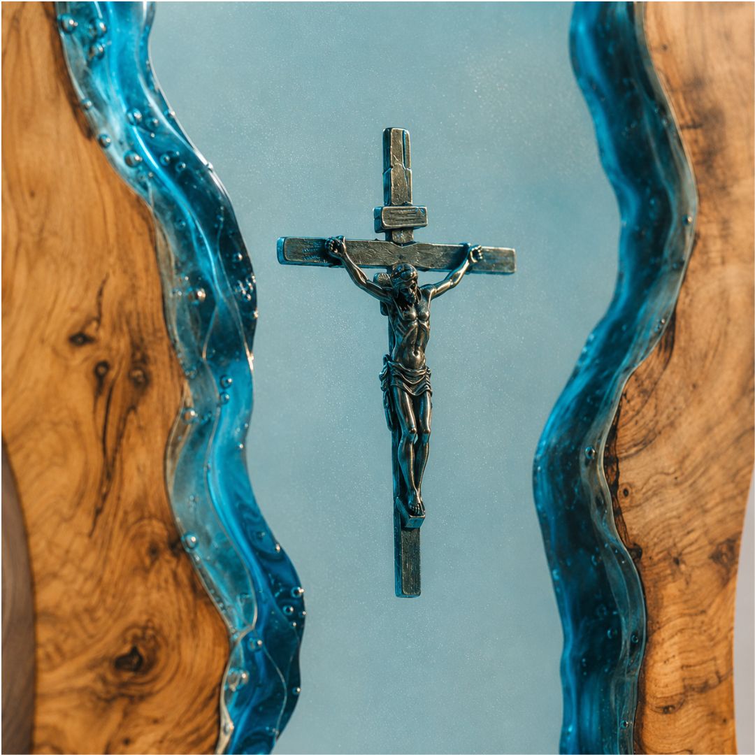 Lámpara de Resina de Jesús