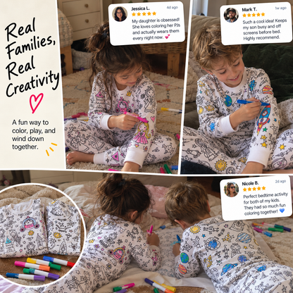 ColorJoy™ Color-In Pajama Set