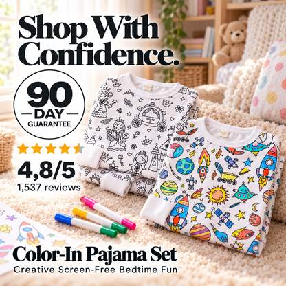 ColorJoy™ Color-In Pajama Set