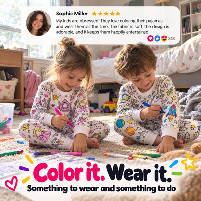 ColorJoy™ Color-In Pajama Set